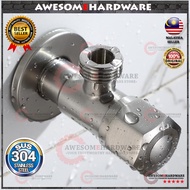 AWESOME 1/2" SUS304 STAINLESS STEEL ANGLE VALVE STOPCOCK STOPVALVE FOR SHOWER AND BIDET BATHROOM TAP MA1