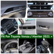 Harrier Toyota XU80（2021-Present）Car Carbon Fiber Frame Garnish Interior Accessories