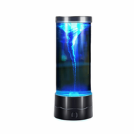 MINOA USB Tornado Motion Mood Lamp Mini 7 Color Changing Multi-Color Relaxing Light Water Vortex Mak