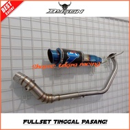 Yamaha Byson Fi Carburetor Scorpio Z 225 Racing Exhaust Termignoni Blue Carbon