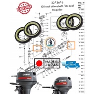 YAMAHA Outboard motor 40HP E40J/E40X Oil seal Propeller /Oil seal driveshaft 93101-22067 # 2 stroke 