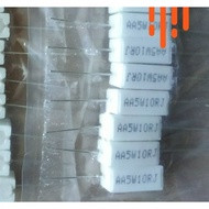 (10 PCS) 10OHM 5WATT R LIME RESISTOR 10OHM 5W 10 OHM 5 WATT RESISTOR