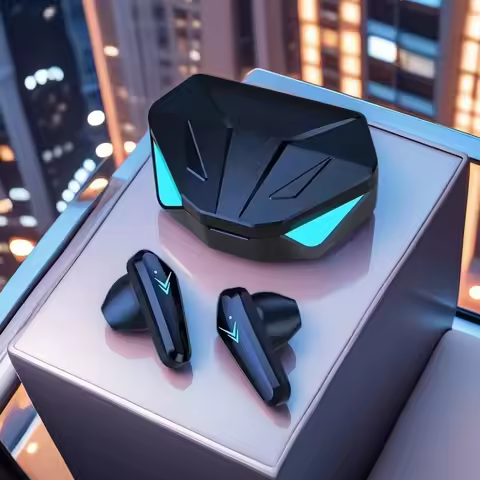 X15 TWS Gaming Earbuds Wireless Bluetooth Earphones With Mic Bass Audio Sound Positioning 9D Stereo 