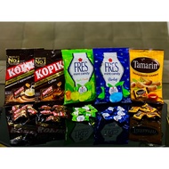 Combo of 5 packs of candy mixed with flavors 135-150g (3x135-150g/pack)