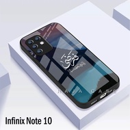 Softcase Glass Kaca Infinix Note 10 - J131 - Casing Hp Infinix Note 10 - Pelindung hp Infinix Note 1