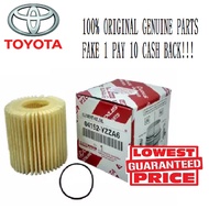 TOYOTA Oil Filter ( Paper ) 04152-YZZA6 For Wish Altis Prius Parts