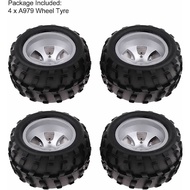 4PCS 65x40mm Wheel Tyre for Wltoys A979 A979-B Part A979-01 A979-02 1/18 RC Car Spare Part
