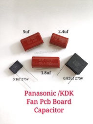 0.1 UF/0.82UF/1.8UF/2.4UF/5UF PANASONIC/KDK Ceiling Fan Pcb Board Capacitor(5pcs/set).