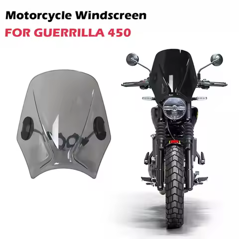For GUERRILLA 450 guerrilla 450 Motorcycles Deflector Retro Windshield Custom Compact Sport Wind