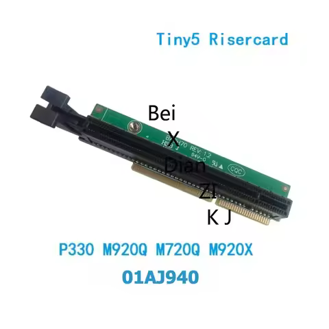 For Lenovo ThinkCentre M920Q M920X M720Q P330 Tiny5 PCIE16 Replacement Expansion Riser Card Network 