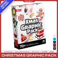 70+ Christmas Graphic Pack 2025 | Graphic Design | Photoshop | Illustrator
