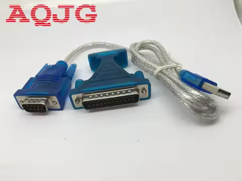 New USB 2.0 To RS232 Com Port 9 PIN SERIAL DB25 DB9 Adapter Cable Converter for Windows 98/ ME/ 2000