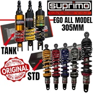 SUPRIMO TANK ABSORBER ADJUSTABLE 305MM YAMAHA SCOOTER ABSORBER SOLARIZ AVANTIZ EGO GEAR EGO S EGO LC