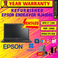 Refurbished Epson Endeavor NJ6100E Intel i7-7 Gen 16GB 256GB (Gaming Laptop/Windows/Office)