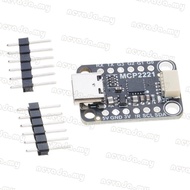 Nevʚ ɞ Versatile MCP2221A USB Module Supporting GPIO ADC I2C for Robotics and Automation Projects DI