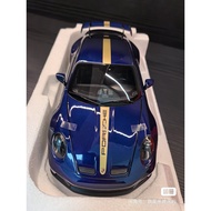 1 18 Norwell Porsche 911gt3 Garland Version, Blue, Normal Product Control, Refreshing Free Shipping 