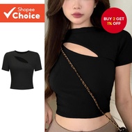 B96-AUG24-B-2-Cut-out T-shirt-TSB96MD079  B96-OGOS24-B-2-Baju T-shirt Berlubang-TSB96MD079B96-OGOS24