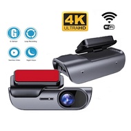 Car Dash Cam Dual Front 4K Rear Dash Camera No Screen WiFi Mobile Internet Car Camera DVR