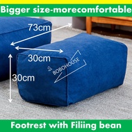 Bean bag footstool stool for foot ready filling sofa living room chair furniture chair beanbag footrest ottoman sofa bean bag pedalbobo House KDW8