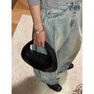 Aeta ROUND ONE SHOULDER M - Deer Leather Shoulder Hand Bag - Same Specs