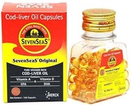 Merck SevenSeas Original Cod Liver Oil Capsules- 500 Pieces - Free EXPEDITE Shipping (1)