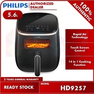 Philips 5.6L Digital Window XL Air Fryer HD9257 (HD9257/80)