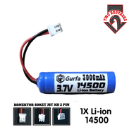 Baterai RC/Mainan Anak /Speaker & Elektronik Lainnya 1X 14500 3000mAh 3.7V Konektor JST XH