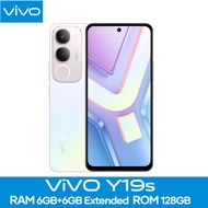 Vivo Y19s 4G 6GB+6GB Extended RAM 128GB ROM 18W FlashCharge Garansi Resmi Terbaru Vivo 2024