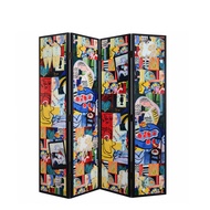 LaFloria® Matisse Divider/Painted Room Divider/Colonial Divider/Artistic Screen Divider/Office Divid