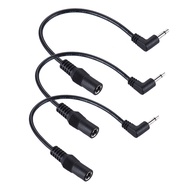 [Ship in 24h] 3pcs 5.5mm * 2.1/2.5mm to 3.5mm(1/8″) Positive Tip Power Supply Converter Cable for Gu