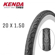Kenda Kwest 20 x 1.50 406 Black Plain Bicycle Tire