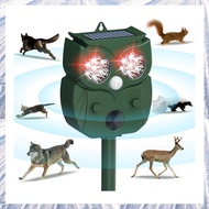 (NDPB) Ultrasonic Animal Repeller Solar Animal Repellent for Dog Raccoon Squirrel