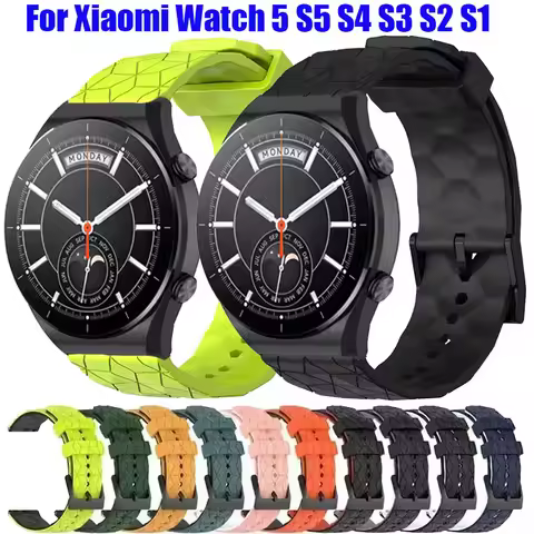 For Xiaomi Watch S1 Pro/S1 Active Silicone Strap Sport Bracelet 22mm Watch Band For Xiaomi Watch 2Pr