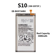 For Sam Galaxy S10 ( SM-G973F / G973 ) Battery EB-BG973ABU Bateri For Repair Replacement @ 3400mAh