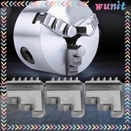 [Wunit] 3 Pieces Three Jaw Chuck Jaw, Carbon Steel Lathe Drilling Jaw Internal