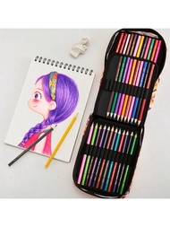 72色油性彩色鉛筆套裝,附帶提袋,批發適用於藝術繪畫