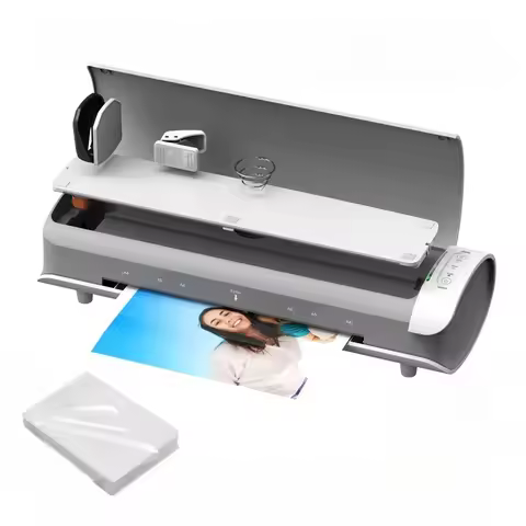 SL988 Multifunctional A4 Laminator, Cold and Hot Double Plastic, Suitable for A4/A5/A6 Photo Documen