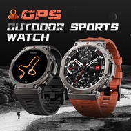 DM58 Outdoor Smart Watch 500mAh Battery Heart Rate 5ATM Waterproof GPS Smartwatch iOS Android