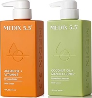 Medix 5.5 Argan Cream and Coconut Cream Set. Medix 5.5 Argan Cream with 24kt Gold Reduces Wrinkles a