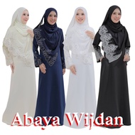 Abaya DUBAI  EXCLUSIVE WITH SHAWL ✅ by abaya WIJDAN | JUBAH PUTIH| JUBAH UMRAH   | jubah lace |