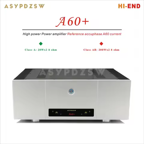 High power HI-END A60+ Power amplifier Reference accuphase A60 current Class A 20W*2/Class AB 200W*2