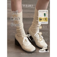 Willbeu (READY AVAILABLE) Retro Square Heel Oxford Shoes – Adele Oxford Heels QCCC