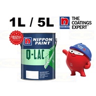 1L Nippon Q-Lac Cat Kayu Kilat Cat Minyak Nippon Paint Cat Besi Kilat Anti Rust Paint Cat Pagar Besi