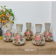 Bat Trang ceramic flower vase (H31M11)
