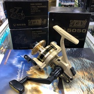 VIKING-G 5000 SERIES 5035 5040 5050 GOLD BODY GOLD SPOOL 3 BALL BEARINGS SPINNING REEL