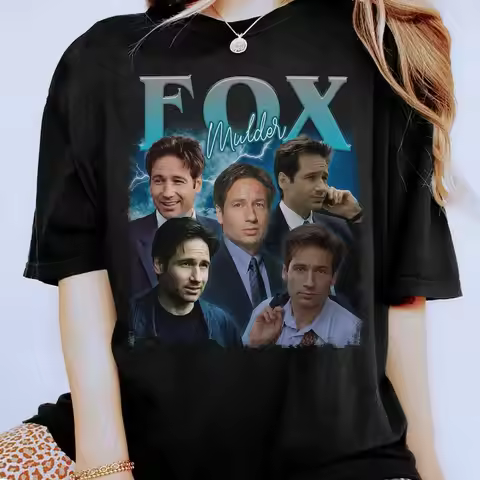 Fox Mulder Vintage Shirt Bootleg TShirt The X-Files Shirt X Files Movie T-Shirt