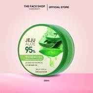 [THE FACE SHOP Official] Jeju Aloe Soothing Gel (300ml) - Aloe Vera, Korean, Facial, Body, After Sun