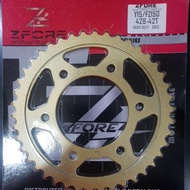 YAMAHA Y15ZR 428 ZFORE REAR SPROCKET / GOLD SPROCKET / FZ150 / Y15 / FZ / 150 /YSUKU