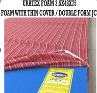 [ONHAND items] URATEX 3.5 WITH CHINA COVER/URATEX FOAM/ WITH COVER/ 3.5 INCHES/ SINGLE/ DOUBLE/ FAMILY/ QUEEN