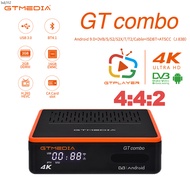 เครื่องเล่นสตรีมมิ่งมีเดีย GTMEDIA GT COMBO Set Top Box Android 9.0กล่องทีวี + DVB-S/S2/S2X,DVB + T/